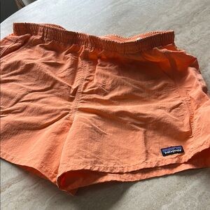 Patagonia Orange Baggies. Lightweight Performance